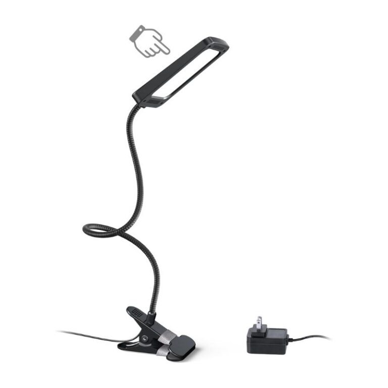 TROND LED Desk Lamp with Clamp and Flexible Gooseneck
