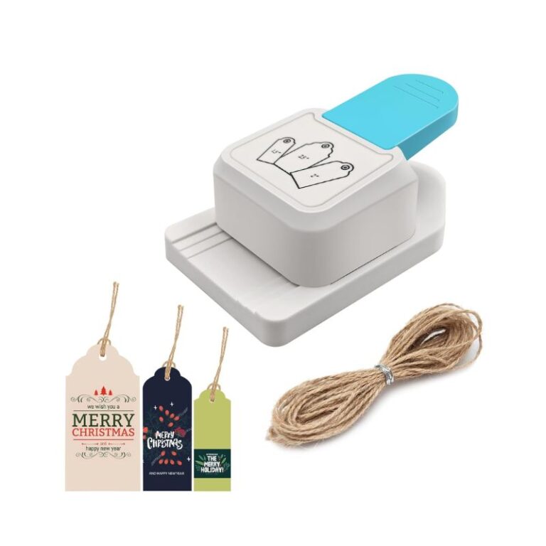 3 in 1 Craft Tag Punch with Hemp Rope
