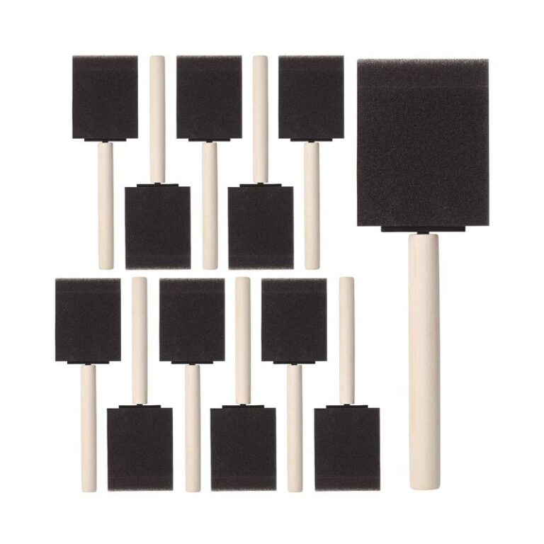 Bates 2-inch Foam Paint Brushes, 16 Pack
